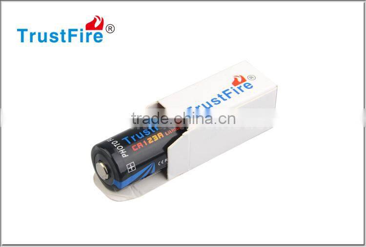 Trustfire lithium battery CR123A lithium-ion batteries disposable batteries 1300mah li-ion batteries lithium polymer batteries