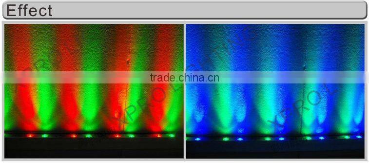 Christmas party homw decor led fixtures 36x3W led light waterproof wall liner RGBW 36pcs 3W led wall wash