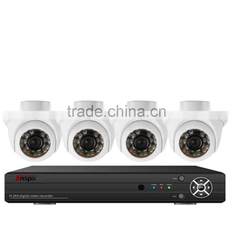 960P Indoor AHD Camera 1.3MP 4ch CCTV Kit Home Security System