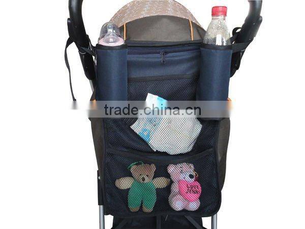 Cheap baby stroller hanging mesh bag