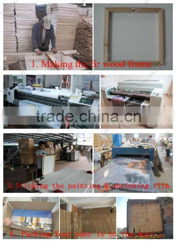 HOT! Hotel Restaurant public place lobby passageway decorShunzhang arts canvas print online