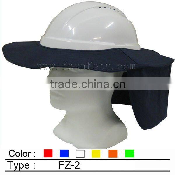Safety Helmet hard hat brim with neck flap(Australia style)
