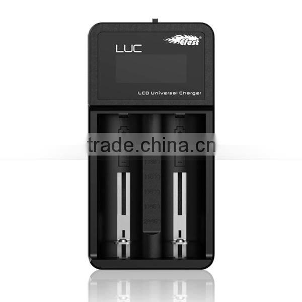 Wholesale price Efest 2 Bay 18650 battery charger V2 LCD universal lithium charger for charging batteries