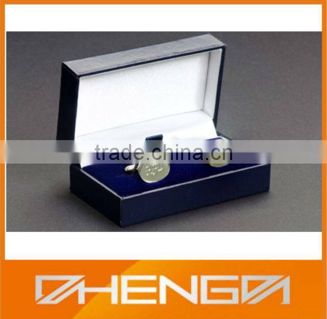 High Quality PU Leather Cufflinks Box