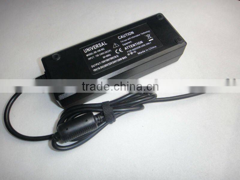 120w hi quality laptop Auotomatic universal AC adapter with USB/Swithching power adapter