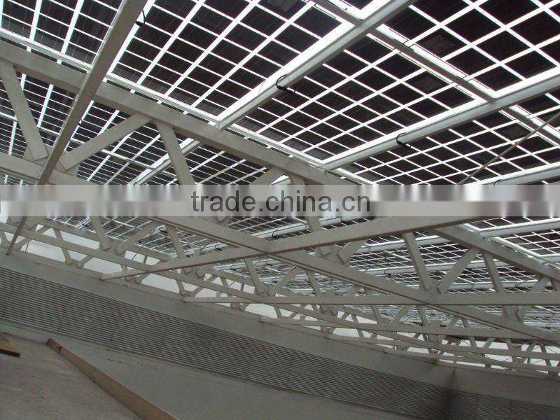 BIPV 100w transparent pv module manufacturer