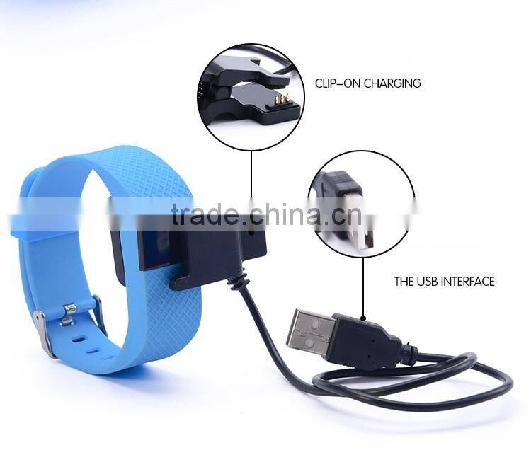 Sports wristband with Acceleration sensor heart rate+sleep monitoring bluetooth 4.0 watch