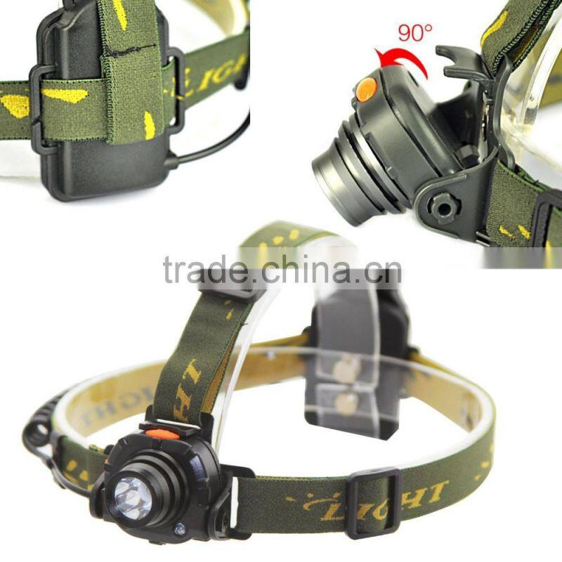 100M Distance Head Lamp 3* AAA Battery 900 Lumens LED Lamp IR Sensor Headlight Headlamp Lantern Flashlight Outdoor Camping