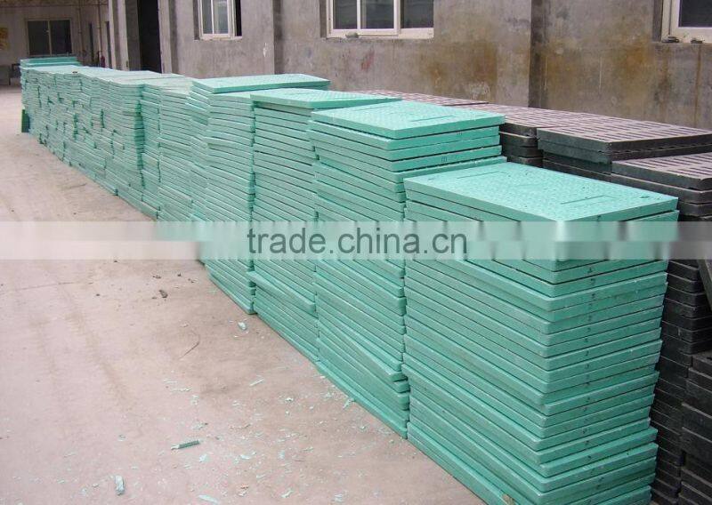 frp square round sealed waterproof manhole cover for sale 400KN