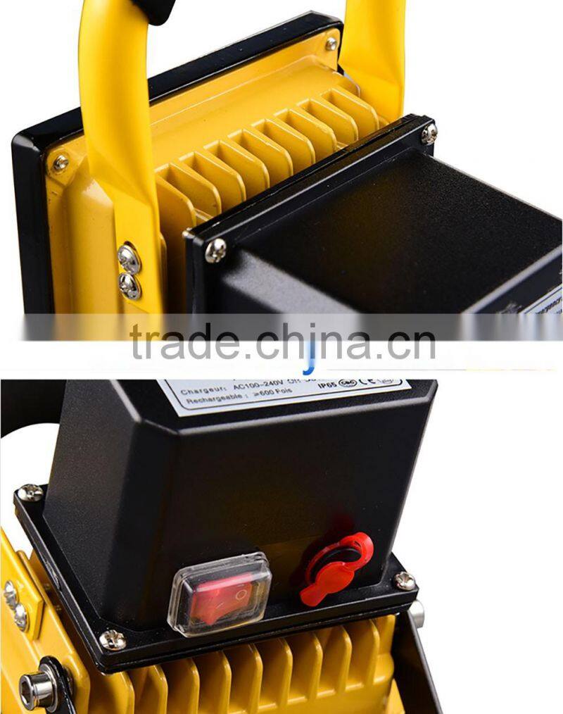 hand held work lamp rechargeable 10w flood light