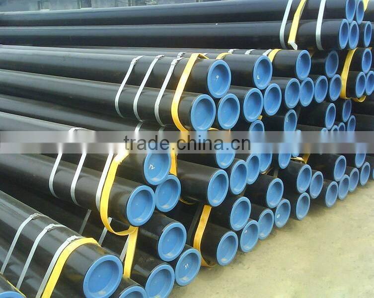 Black Steel Seamless Pipes sch40 ASTM A106