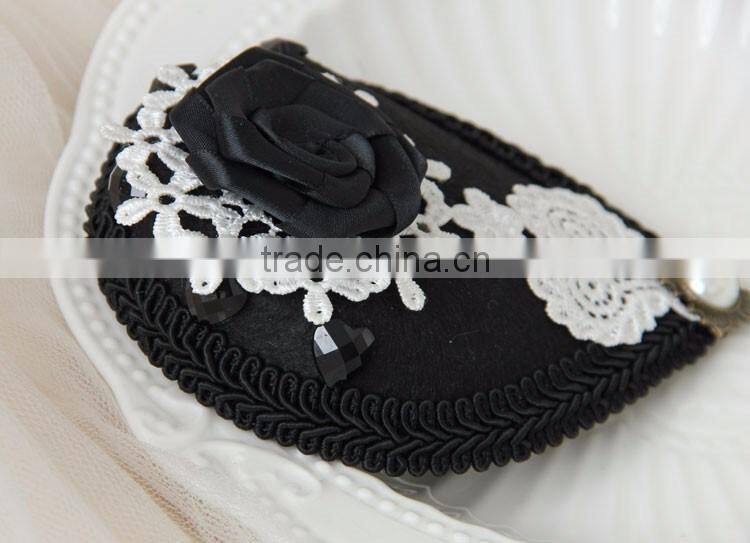 MYLOVE fashion party rose lace mini top hat handmade jewelry