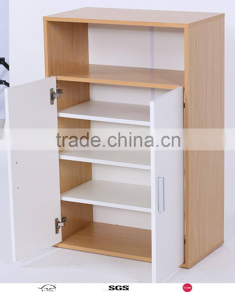 2016 Hot sale high quality wood storage cabinets with two doors