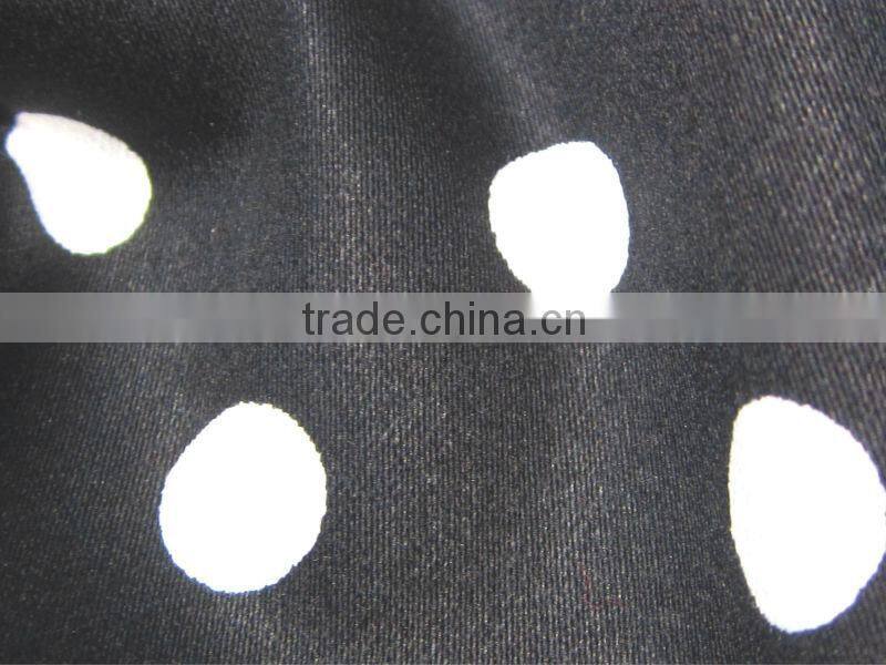 High quality printed cotton satin spandex fabric for women pants fabric
