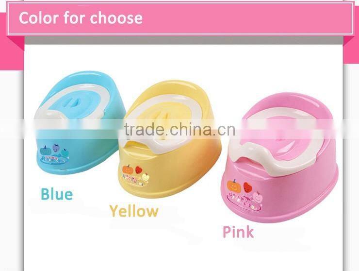 Jieyang Defa hot selling baby portable plastic potty, PP baby toilet, Detachable baby training potty, plastic chamber pot