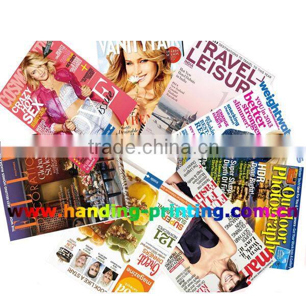 supply professional printing magazines with perfect binding