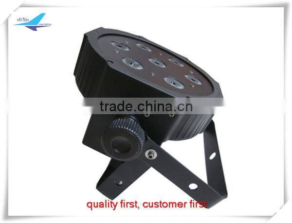 7x10w rgbw led par light / led flat par can
