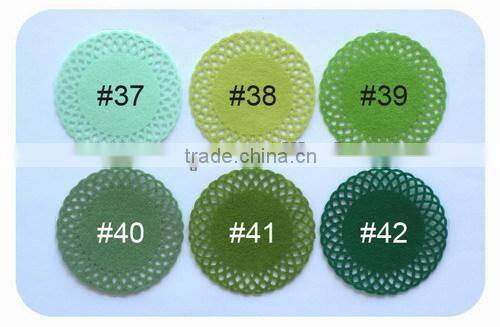 felt doily , handmade felt sticker, scrapbooking sticker, layered sticker , flower felt sticker