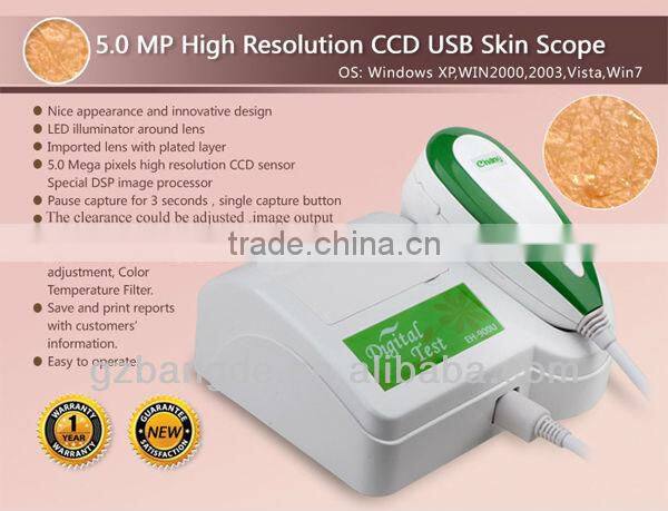 High Resolution Analysis Beauty Equipment for Skin and Hair beauty machine BD-P019