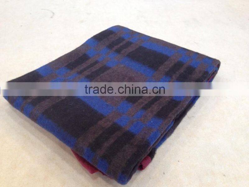 2016 most comfortable soft recycled cotton tartan blanket
