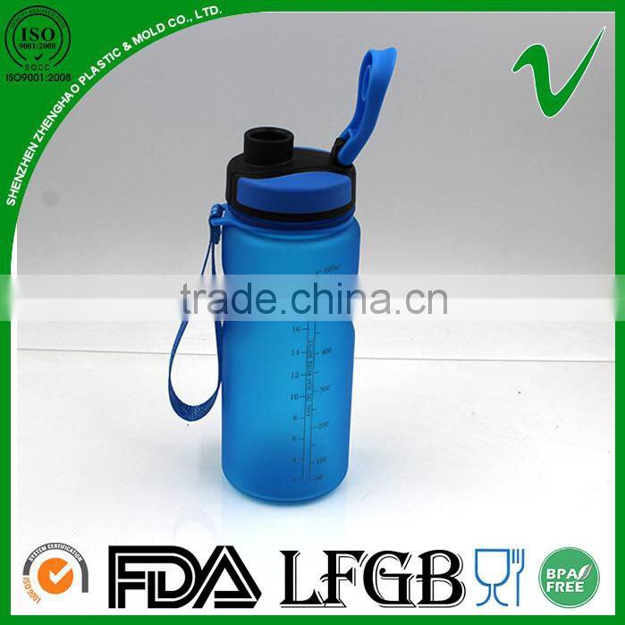 2015 new products clear empty sport water 600ml plastic bottle PCTG