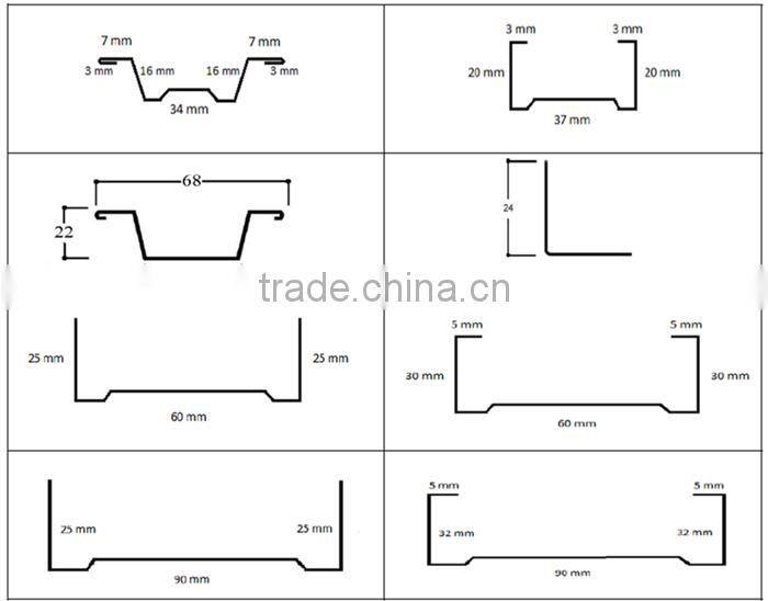hot sales drywall Perfiles Paral base 6 y base 9 Canal base 6 y base 9
