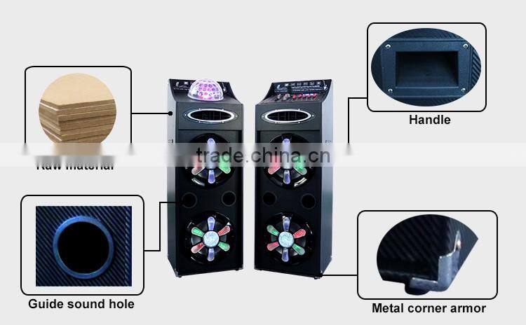 Pro Home Theater With Bluetooth Portable Stereo Wooden Digital Speaker