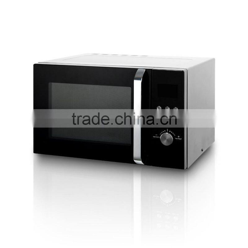 28L Microwave Oven with retro style, 60 minute digital timer