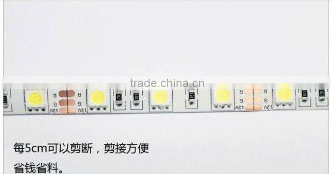 2014 New low voltage Full color SMD5050 LED strip light