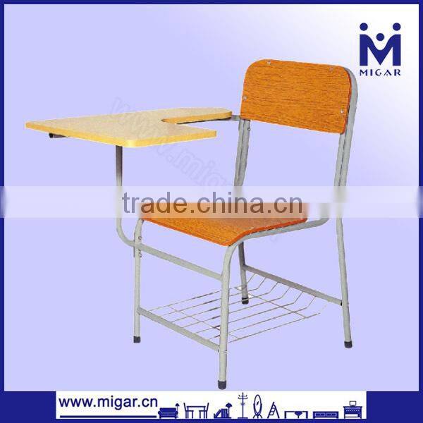 2015 New Multi-functional wholesale student writting chair with tablet MG0235D