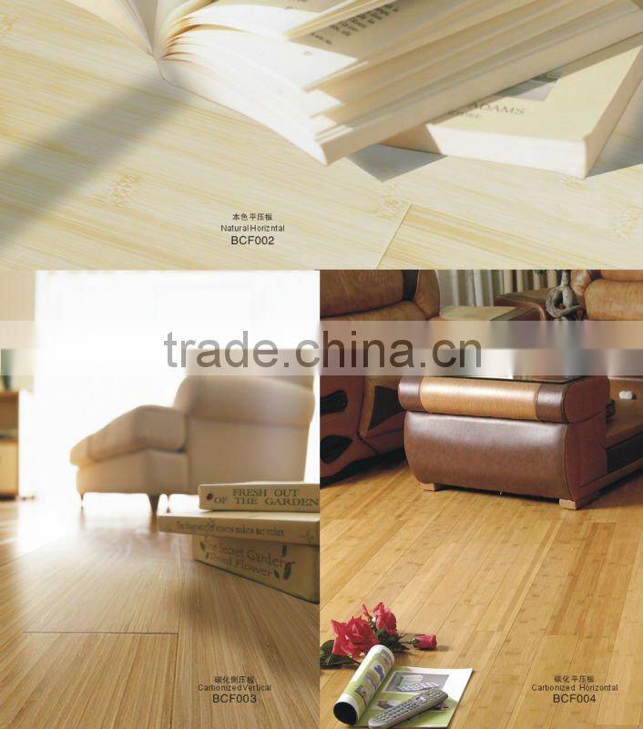 natural color or carbonized color solid bamboo flooring