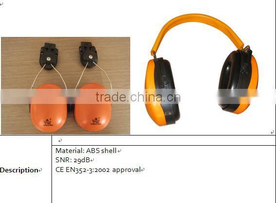 industrial safety helmet with visor and earmuff