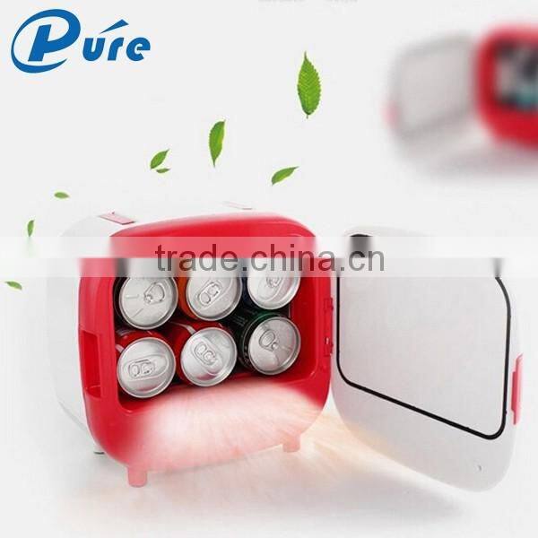 Car Mini Fridge 220V 12V Portable Mini Refrigerator Semiconductor 12V/220V 4L Fridge