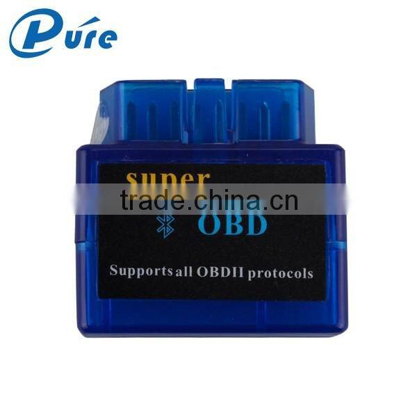 High Quality Mini ELM327 Bluetooth Wireless OBD2 Auto Scan Tool ELM327 Support all OBD-II protocols
