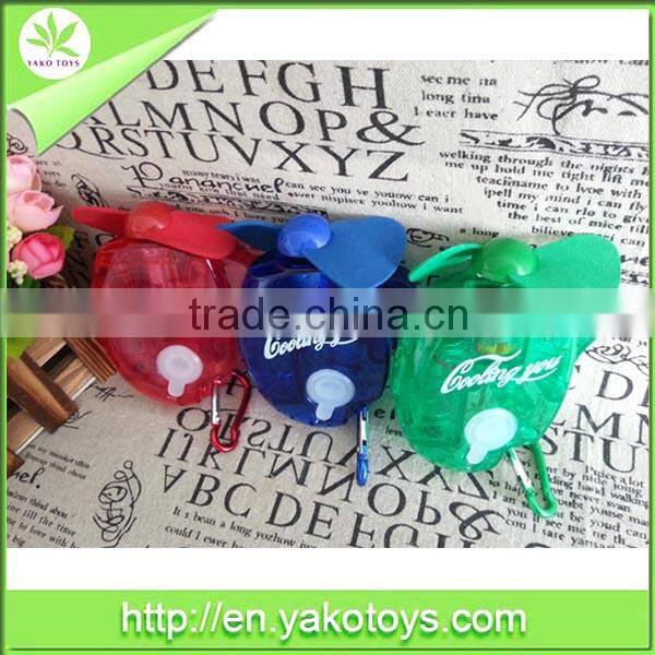 colorful electric fan plastic hand fan