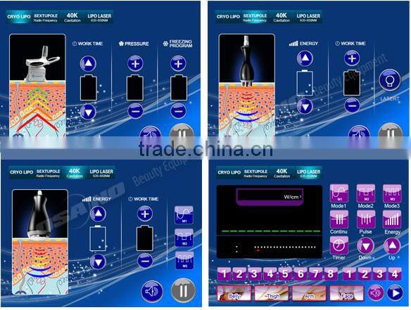 Criolipolysis slimming machine/cool cryo shape slimming machine/freezing slimming machine LM-S650B