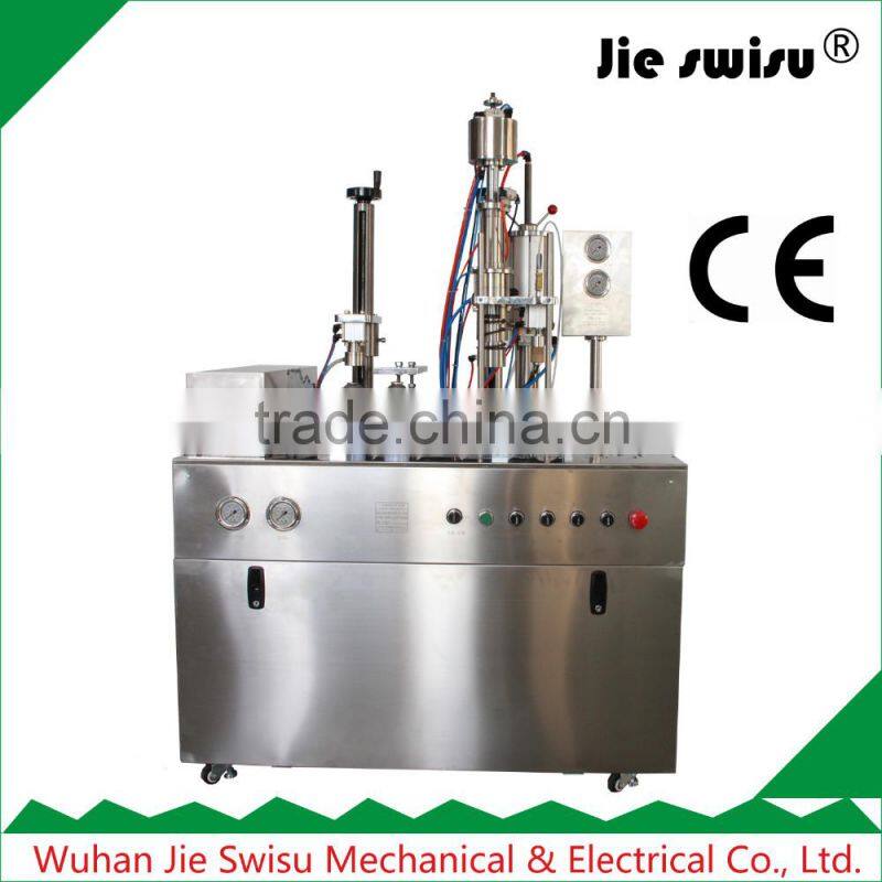 Sponge adhesive aerosol filling machine