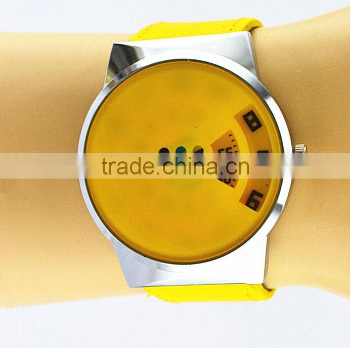 Black Quartz Metal Wrist Watch Ladies Mens Turntable Dial Gift Stainless Steel