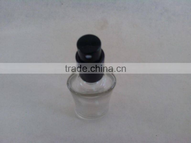 50ml ellipse glass perfume bottle with spray