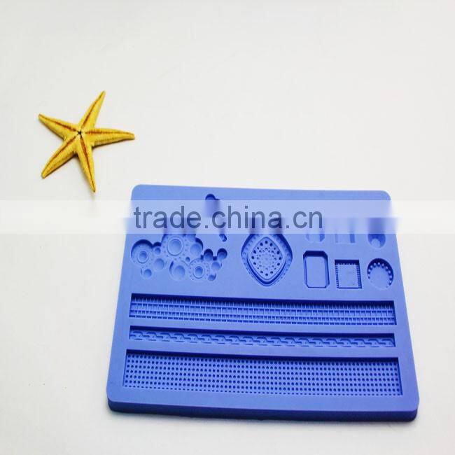 Manufacture Silicone fondant Moulds Cake Pan Cake Decoration items