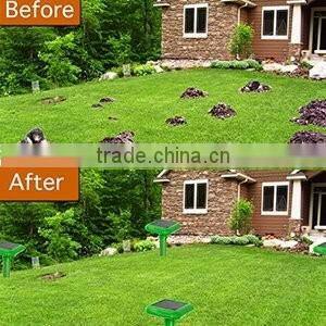X-Pest VS-316D Solar Mole & Gopher Repeller Repel Voles Mice Rats Rodent for Garden Yard Law
