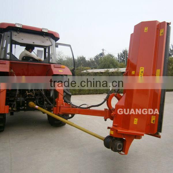 Side cutting 3 point flail mower