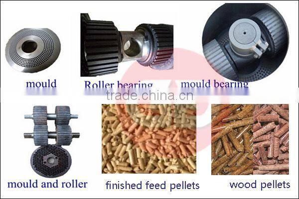 Small Wood Pellet machine flat die wood pellet mill for sale