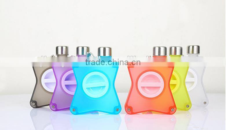 250ml clear water bottle joyshaker for star shape