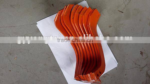 Walking tractor DF121 210mm tiller blade, DF12 tiller blade for rotary tiller, rotary tiller blade factory