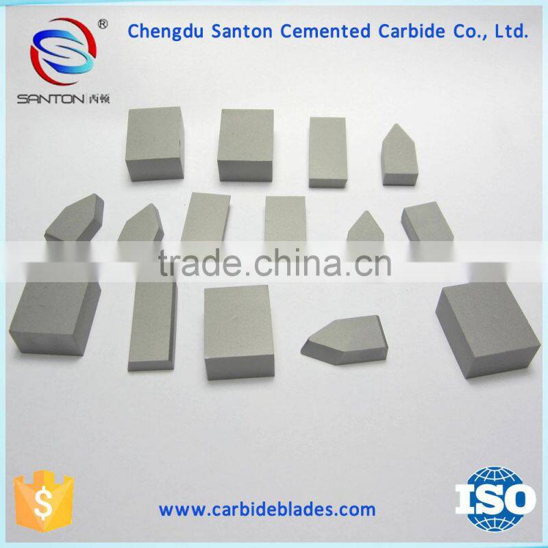 K20 cemented carbide cutting blade for woodworking with double holes