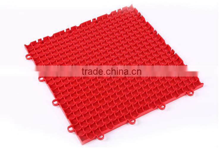 UV stabilized PP garage floor tiles