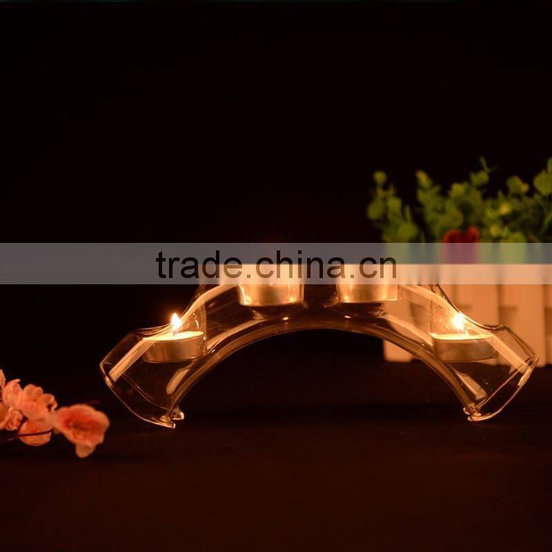 bridge shape crystal Candle Holder For Home Decorations,elegant candle holders