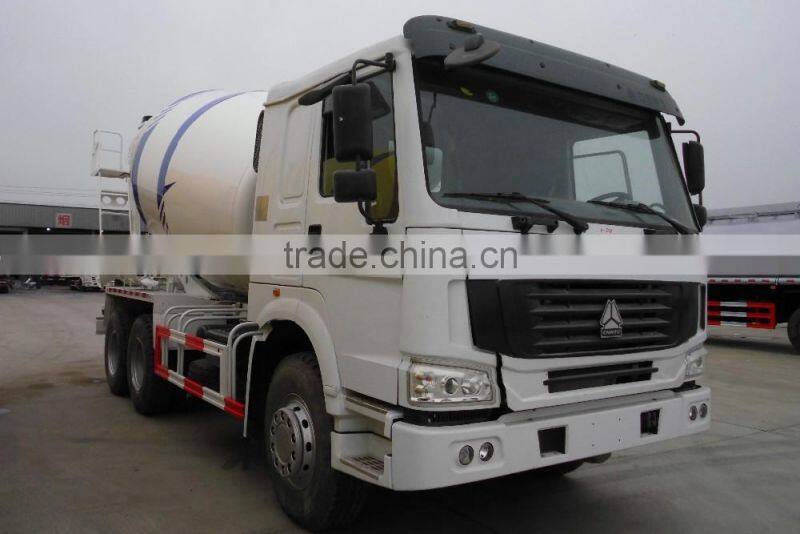 new condition SINOTRUK HOWO 12cbm truck mixer from factory for sale