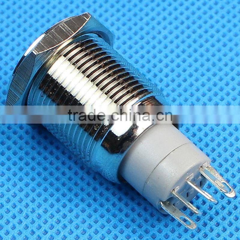 Daier 16mm illuminated push button switches push button